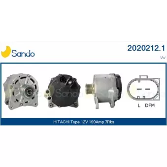Alternateur SANDO 2020212.1