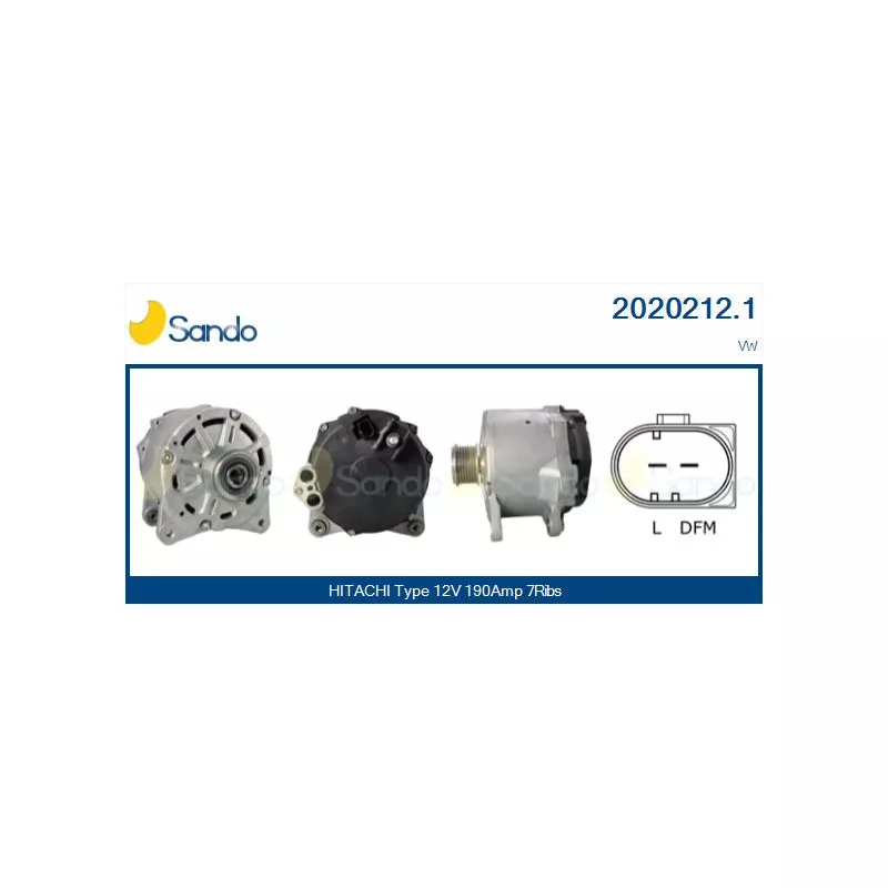 Alternateur SANDO 2020212.1
