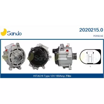 Alternateur SANDO 2020215.0