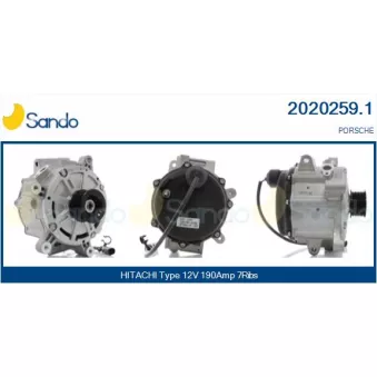 Alternateur SANDO 2020259.1