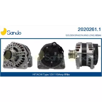 Alternateur SANDO 2020261.1