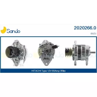 Alternateur SANDO 2020266.0