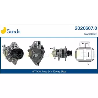 Alternateur SANDO 2020607.0