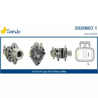 Alternateur SANDO 2020607.1