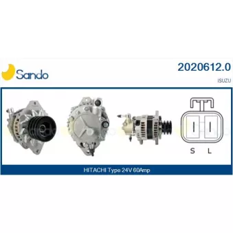 Alternateur SANDO 2020612.0
