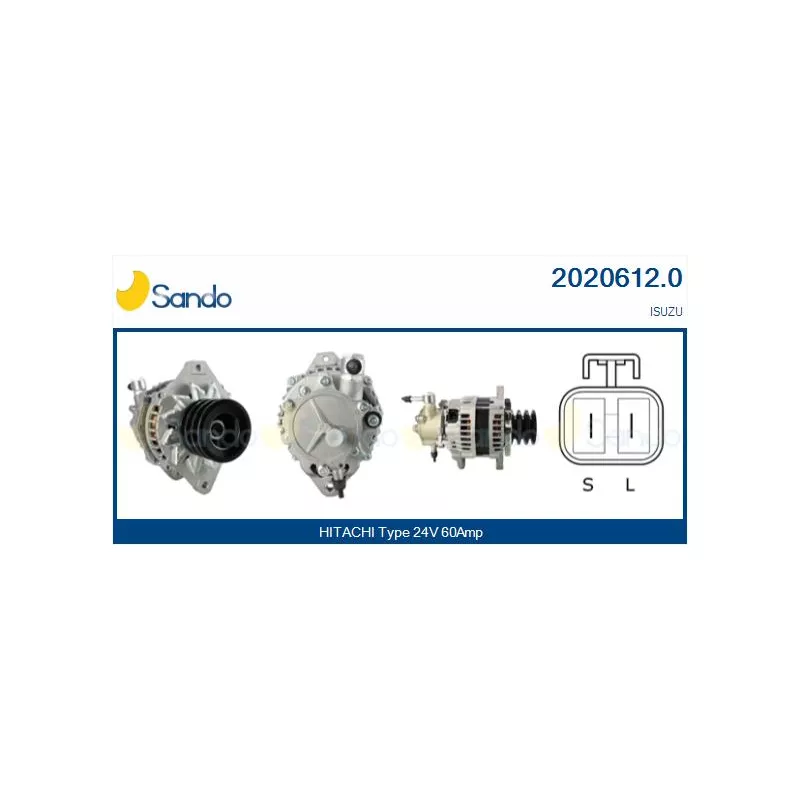 Alternateur SANDO 2020612.0