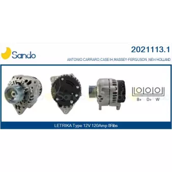 Alternateur SANDO 2021113.1