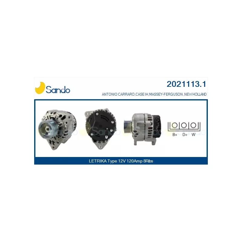 Alternateur SANDO 2021113.1