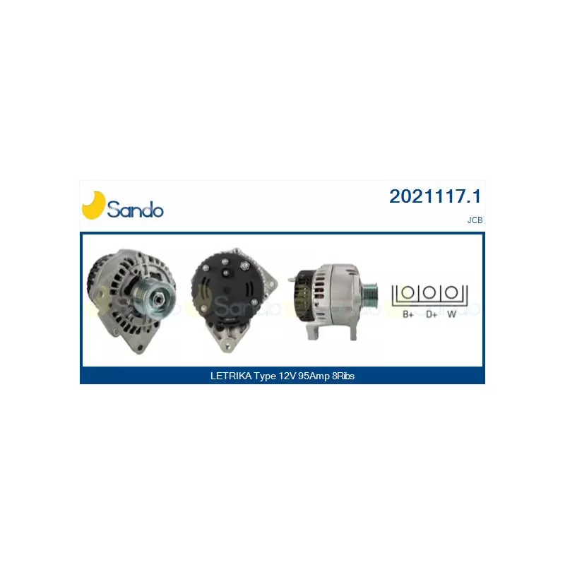 Alternateur SANDO 2021117.1