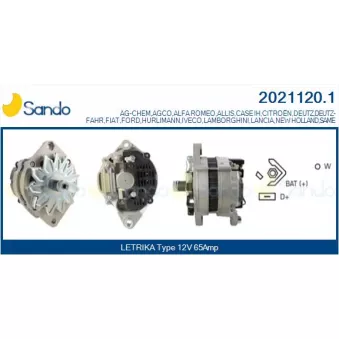 Alternateur SANDO 2021120.1