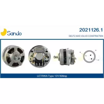Alternateur SANDO 2021126.1