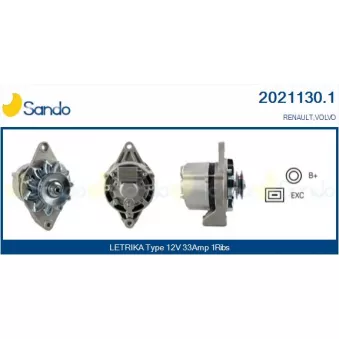 Alternateur SANDO 2021130.1