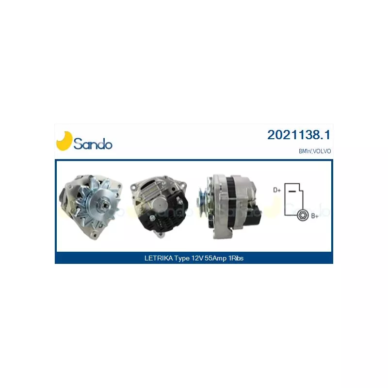 Alternateur SANDO 2021138.1