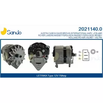 Alternateur SANDO 2021140.0