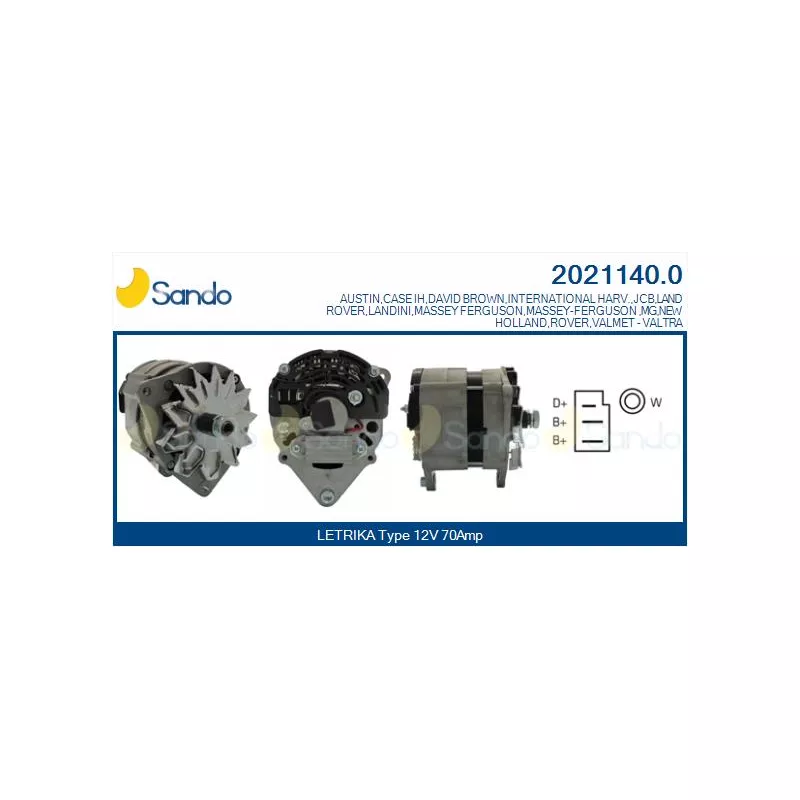 Alternateur SANDO 2021140.0