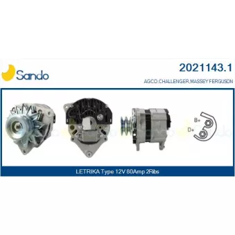 Alternateur SANDO 2021143.1