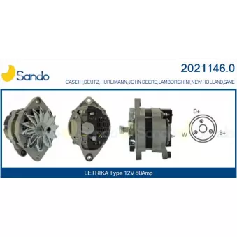 Alternateur SANDO 2021146.0