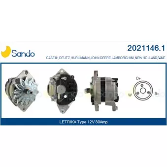 Alternateur SANDO 2021146.1