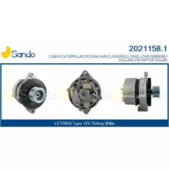 Alternateur SANDO 2021158.1