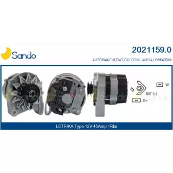 Alternateur SANDO 2021159.0