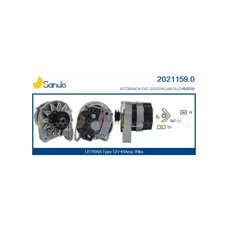 Alternateur SANDO 2021159.0