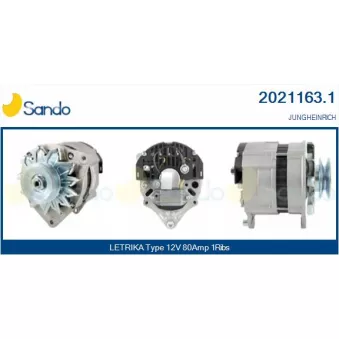 Alternateur SANDO 2021163.1