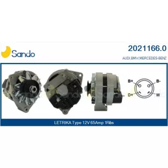Alternateur SANDO 2021166.0