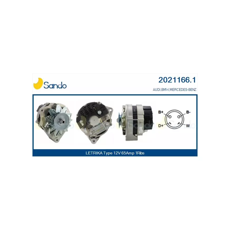 Alternateur SANDO 2021166.1
