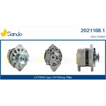Alternateur SANDO 2021168.1