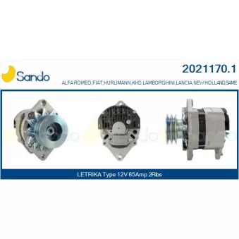 Alternateur SANDO 2021170.1