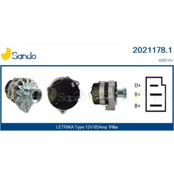 Alternateur SANDO 2021178.1
