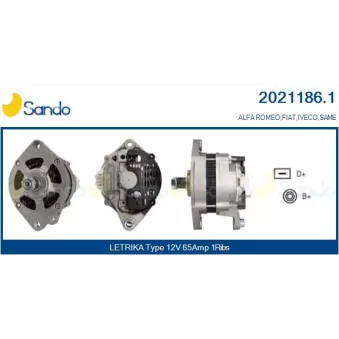 Alternateur SANDO 2021186.1