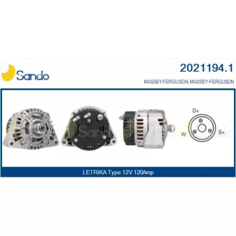 Alternateur SANDO 2021194.1