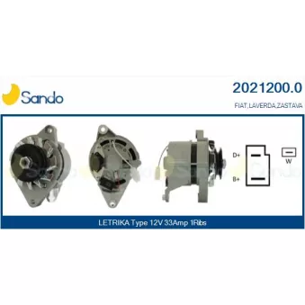 Alternateur SANDO 2021200.0
