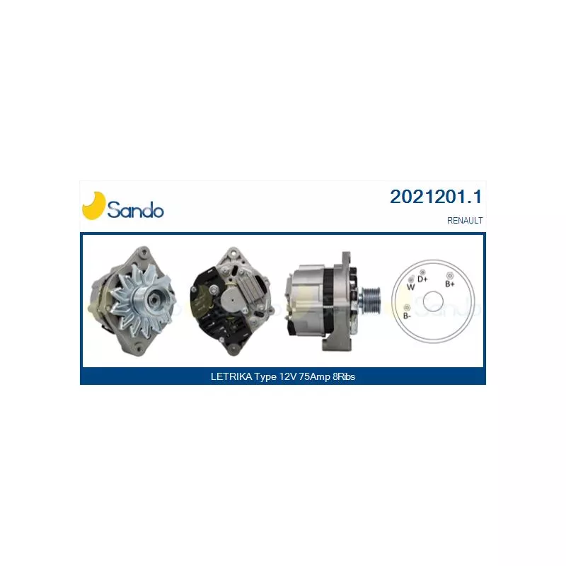 Alternateur SANDO 2021201.1