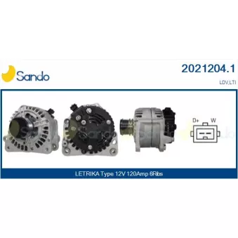 Alternateur SANDO 2021204.1
