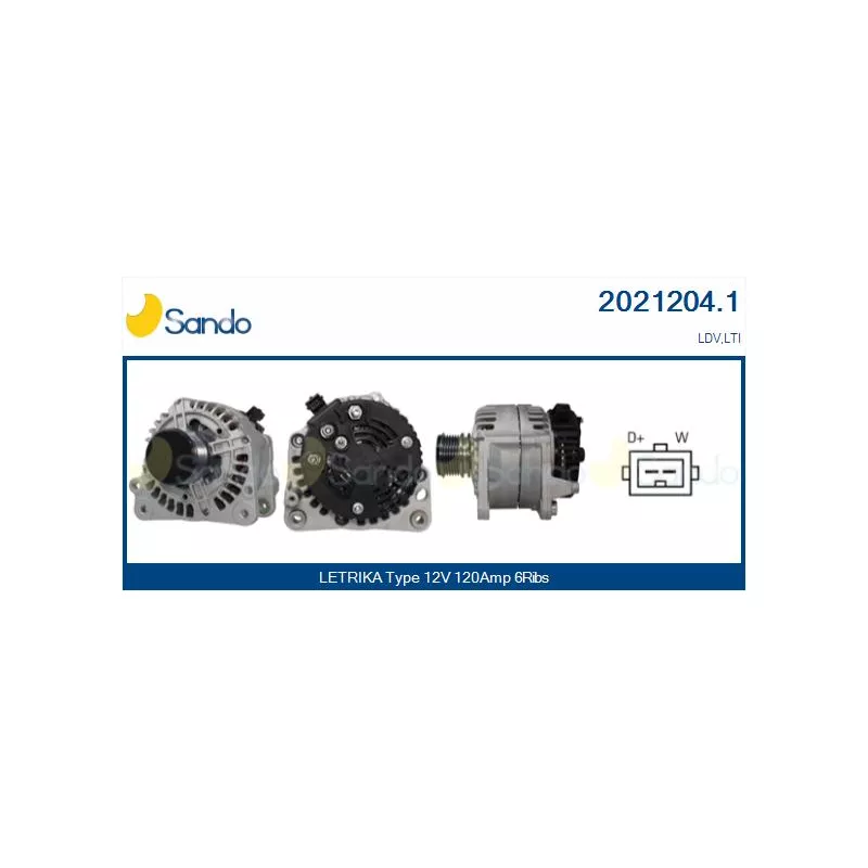 Alternateur SANDO 2021204.1