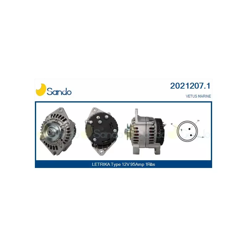 Alternateur SANDO 2021207.1