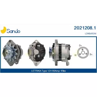 Alternateur SANDO 2021208.1