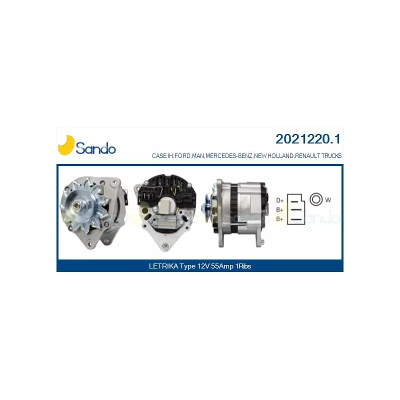 Alternateur SANDO 2021220.1