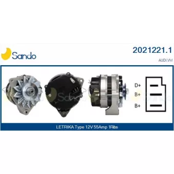 Alternateur SANDO 2021221.1