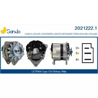 Alternateur SANDO 2021222.1