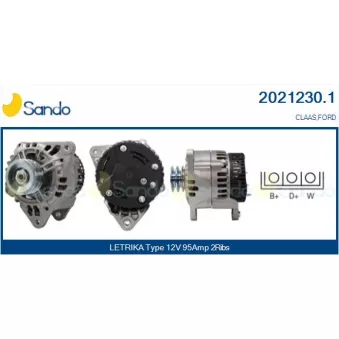 Alternateur SANDO 2021230.1