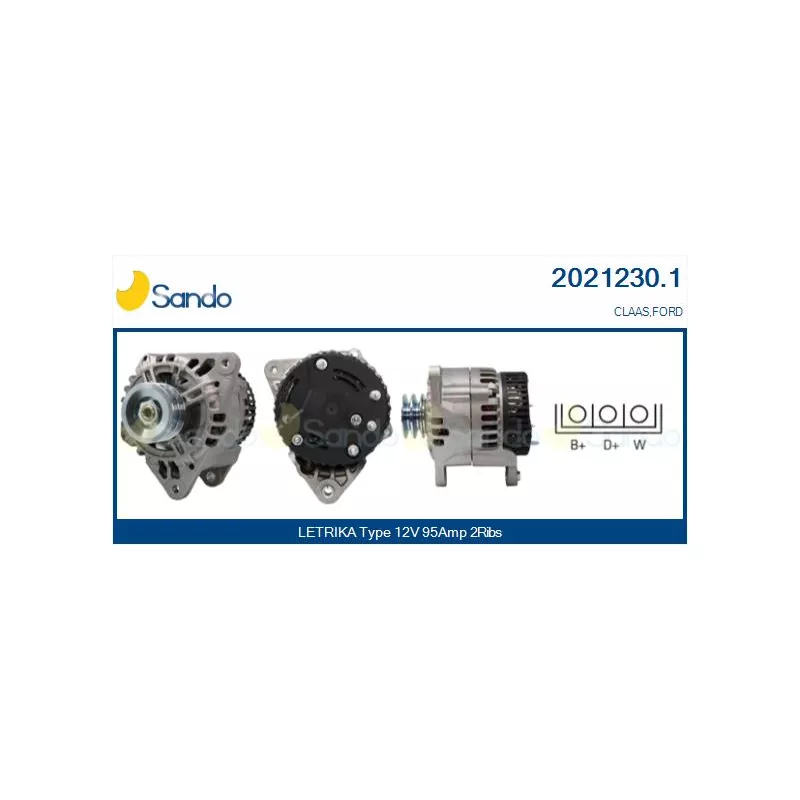 Alternateur SANDO 2021230.1