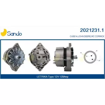 Alternateur SANDO 2021231.1