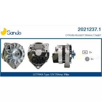 Alternateur SANDO 2021237.1
