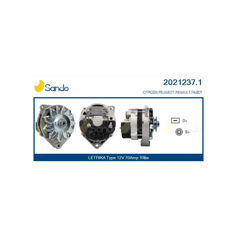 Alternateur SANDO 2021237.1
