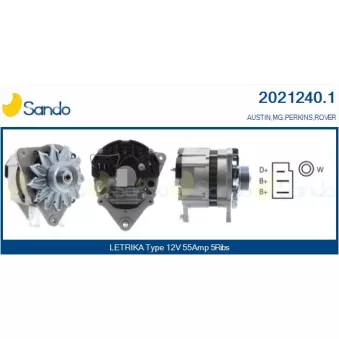 Alternateur SANDO 2021240.1