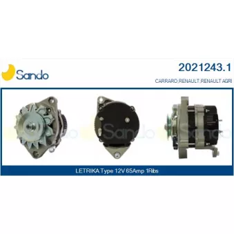 Alternateur SANDO 2021243.1