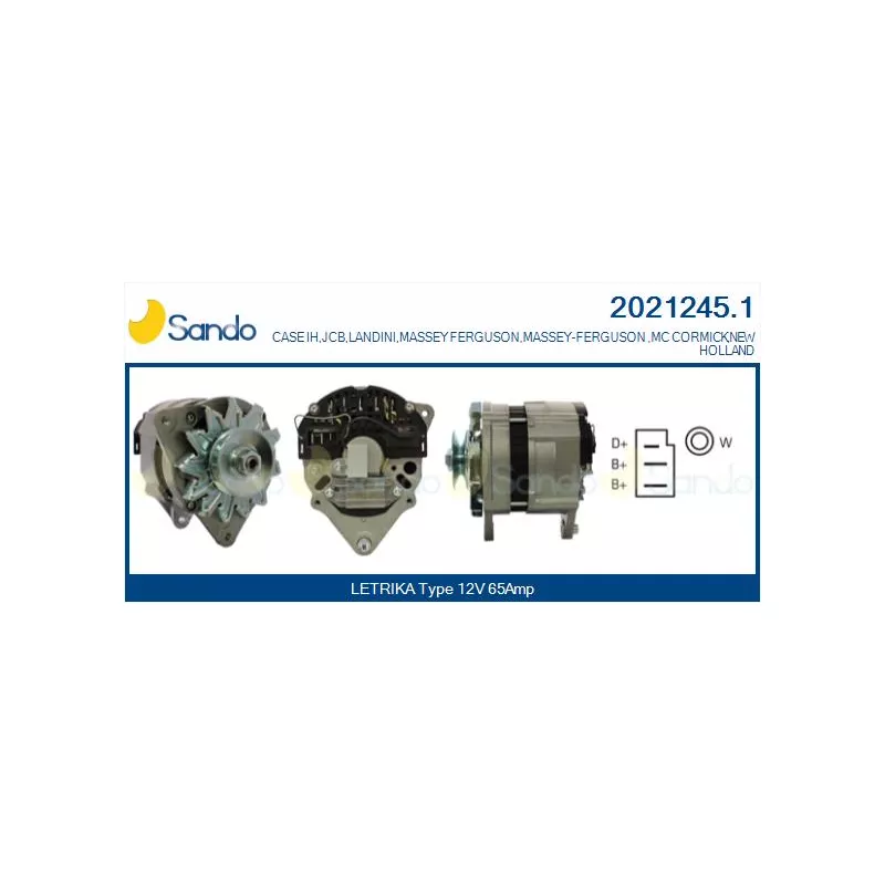 Alternateur SANDO 2021245.1